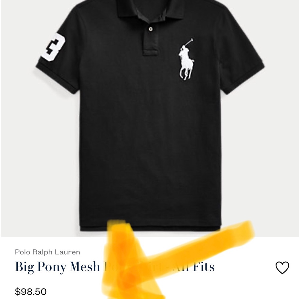 Ralph Lauren Polo big Pony collar shirt NWT- HOT! - Picture 12 of 12